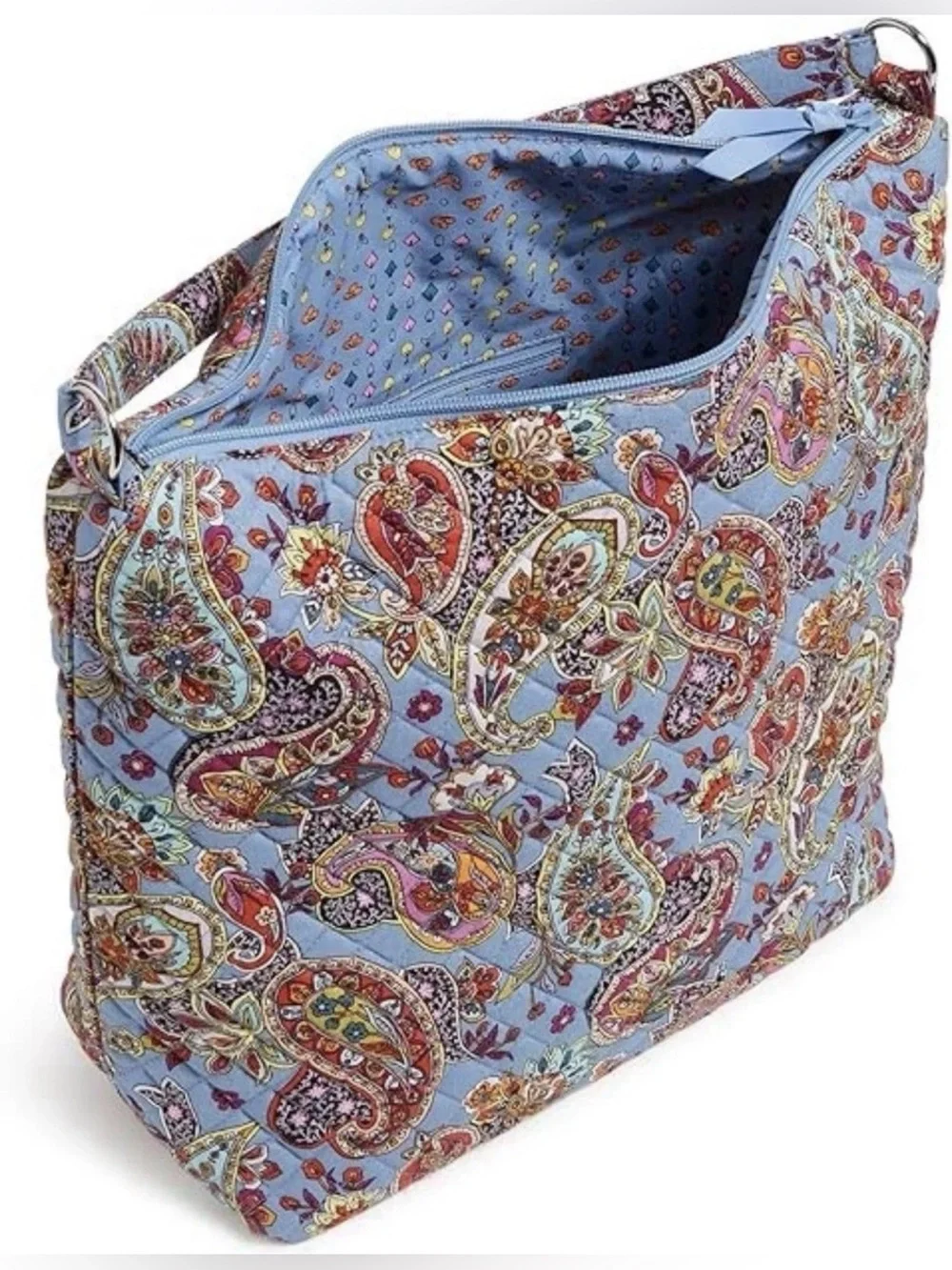 NEW 🌸 Vera Bradley Women's Cotton Oversized Hobo Bag - Provence Paisley